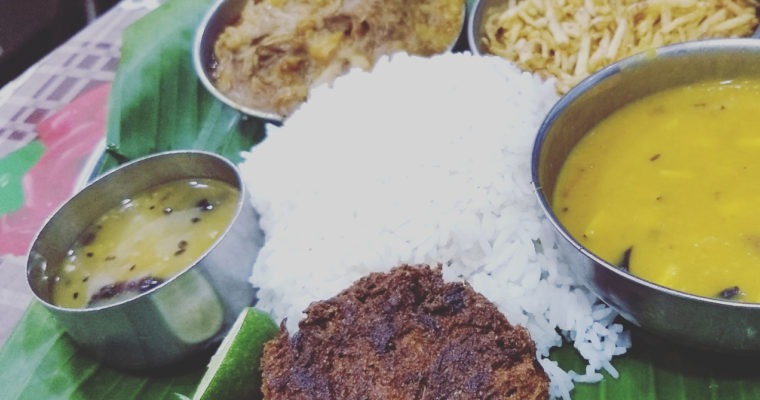 Bengali Meal at Siddheswari Ashram