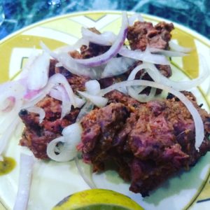 Seekh Kebabs at Bombay Tea House, Zakaria Street