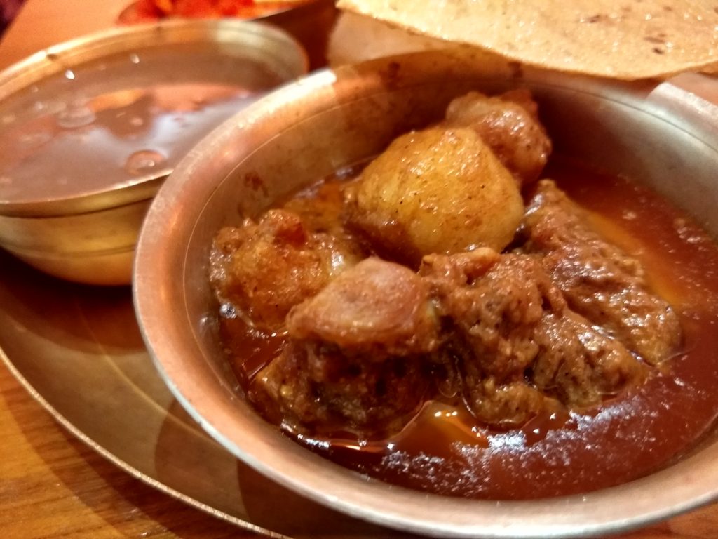 Pork Curry at the Blue Poppy Thakali