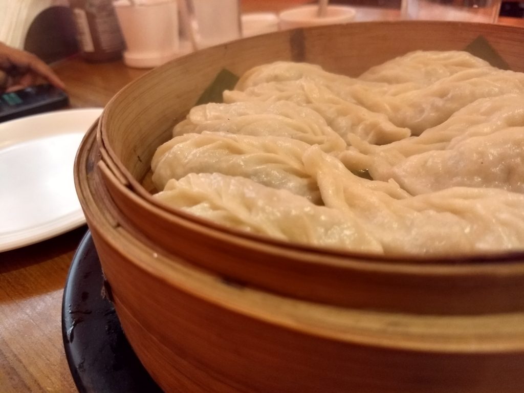 Momos at the Blue Poppy Thakali
