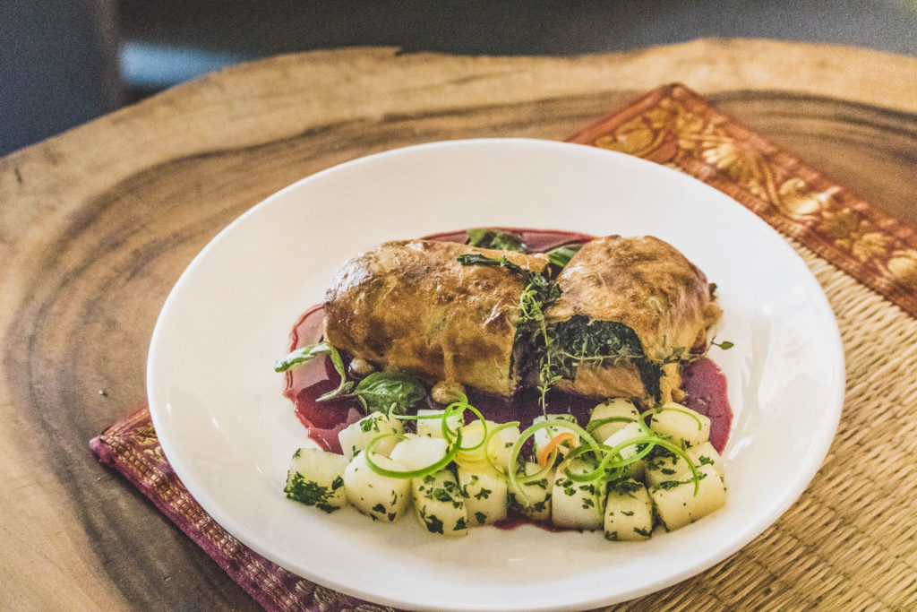 Salmon Wellington, Les Saveurs