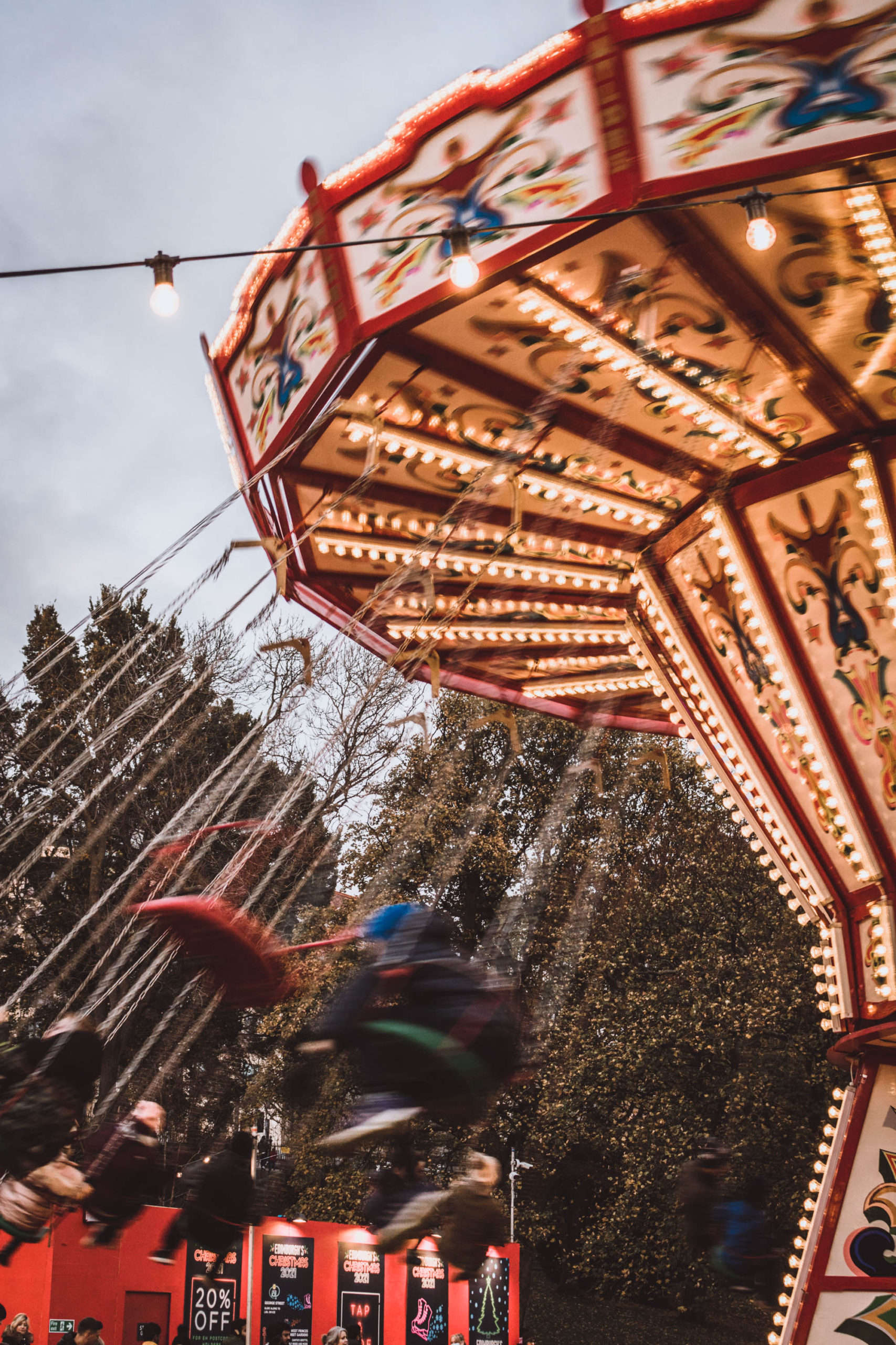 Rides at the Christmas Fair
