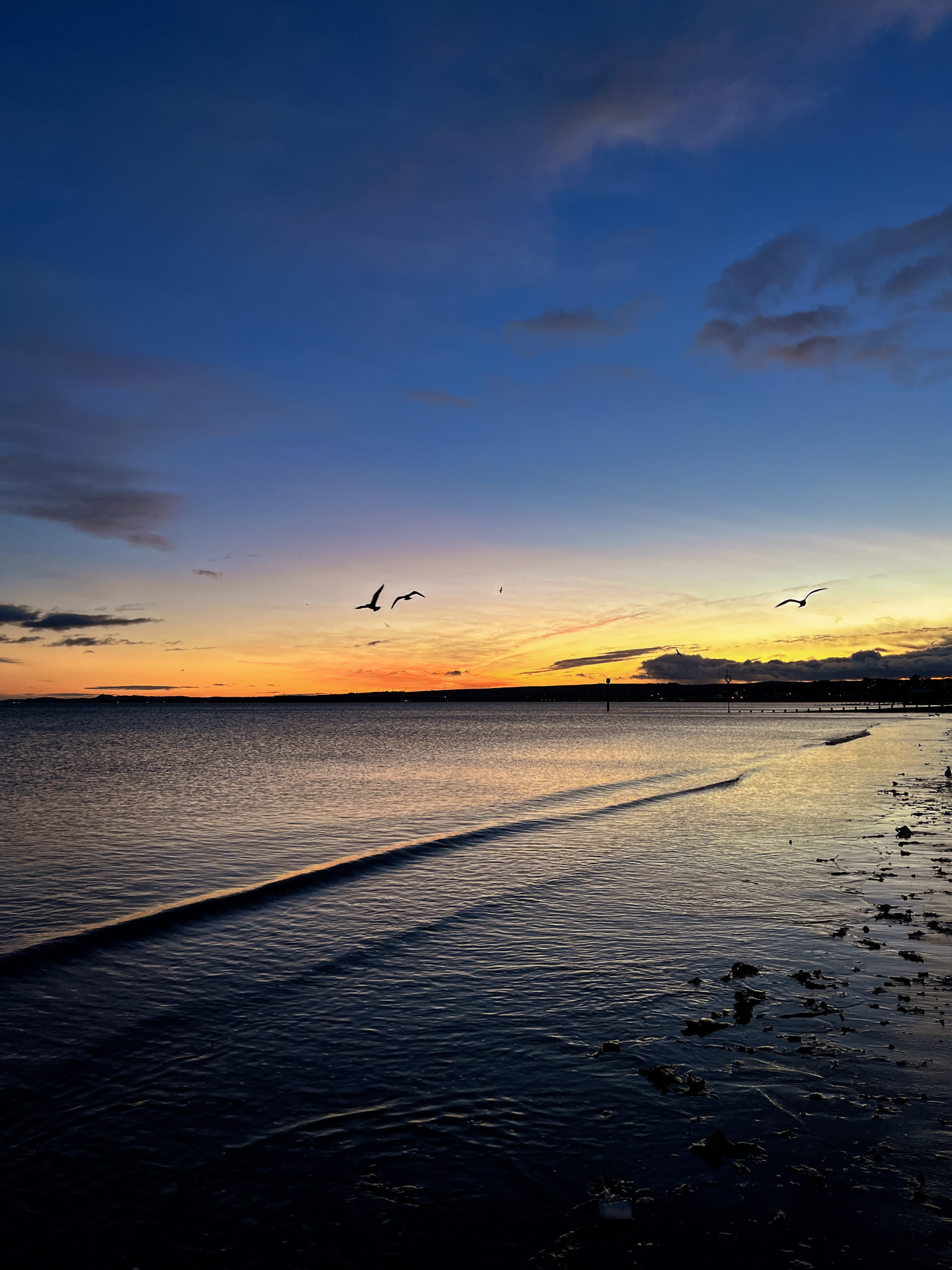Sunrise from Portobello Beach