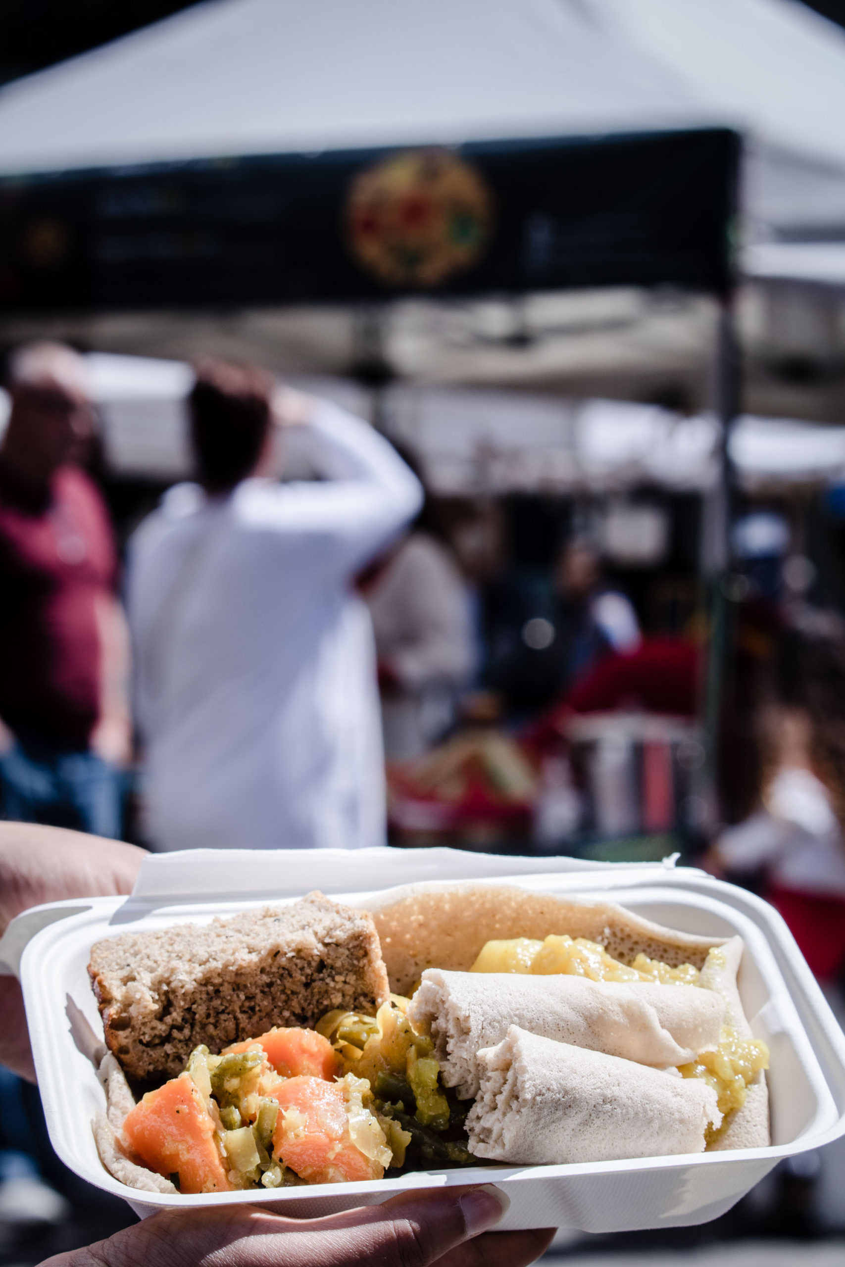 Ethiopian Food at Grassmarket Market