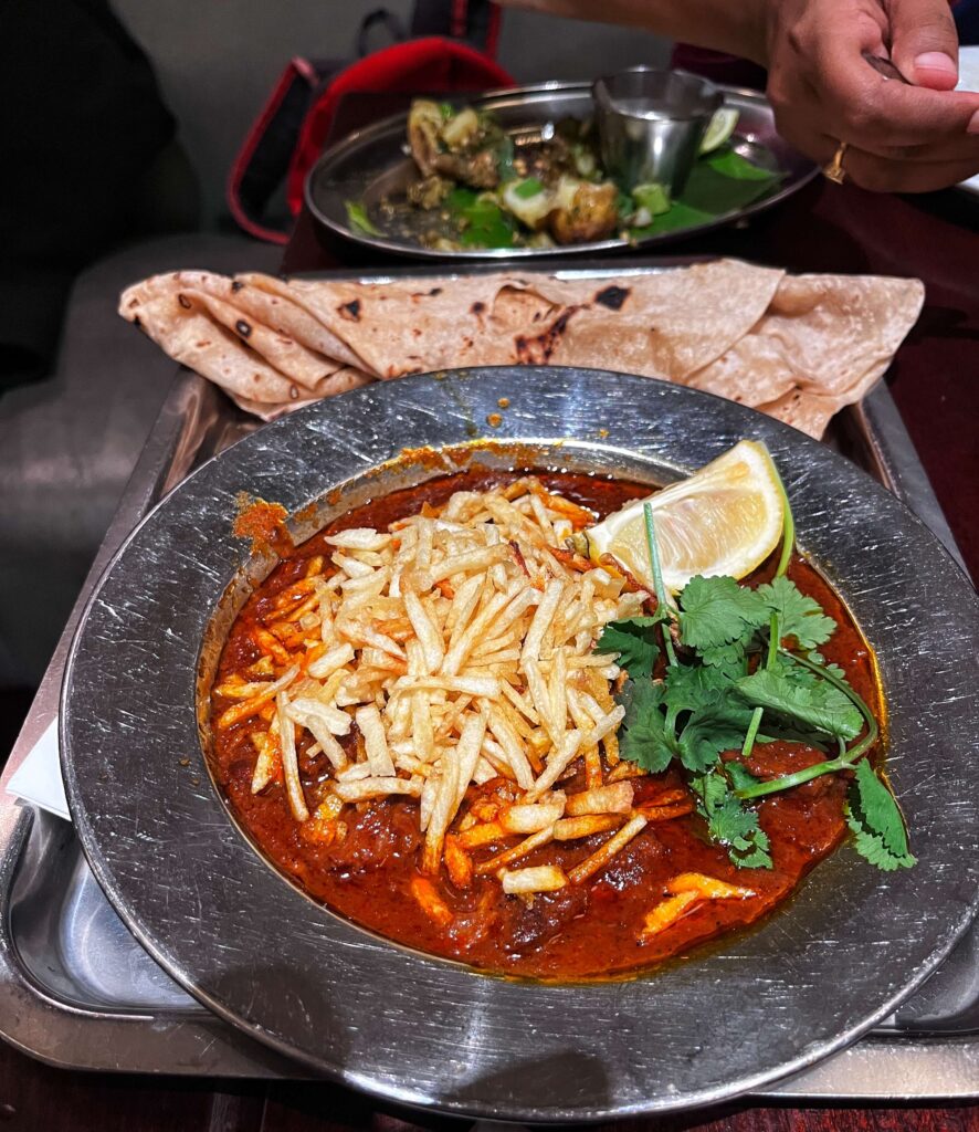 Indian Parsi restaurant in Edinburgh