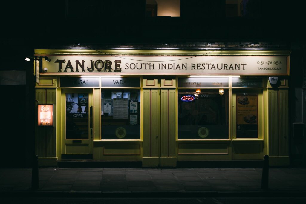 Tanjore, one of Newington's Best Indian Restaurant in Edinburgh