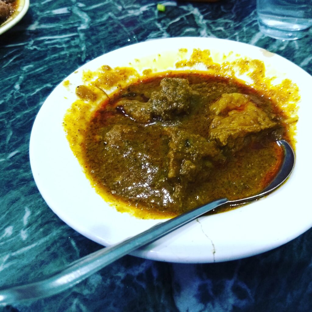 Beef Bhuna at Zakaria Street