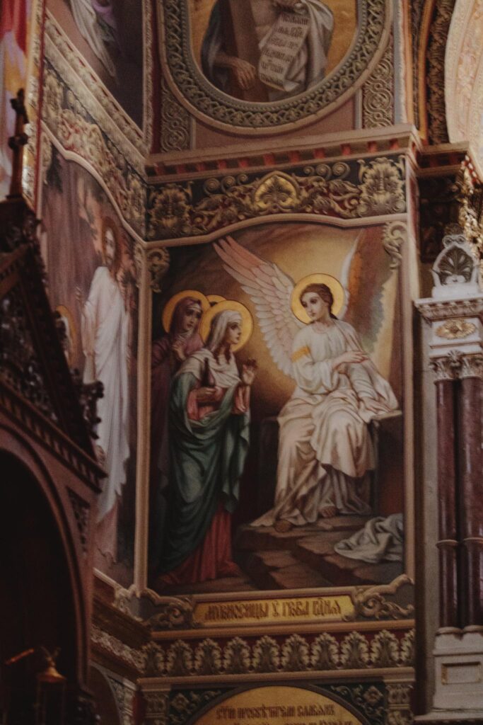 Frescoes in Grgeteg Monastery
